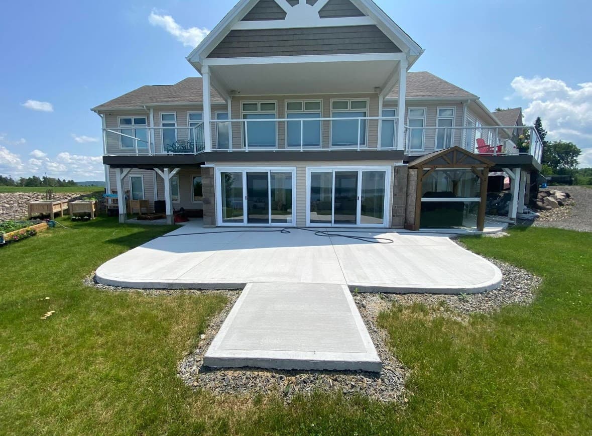 Broom Finish Concrete